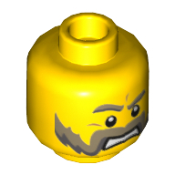 Lego hlava, žlutá (4651218, 6037779, 6100238)